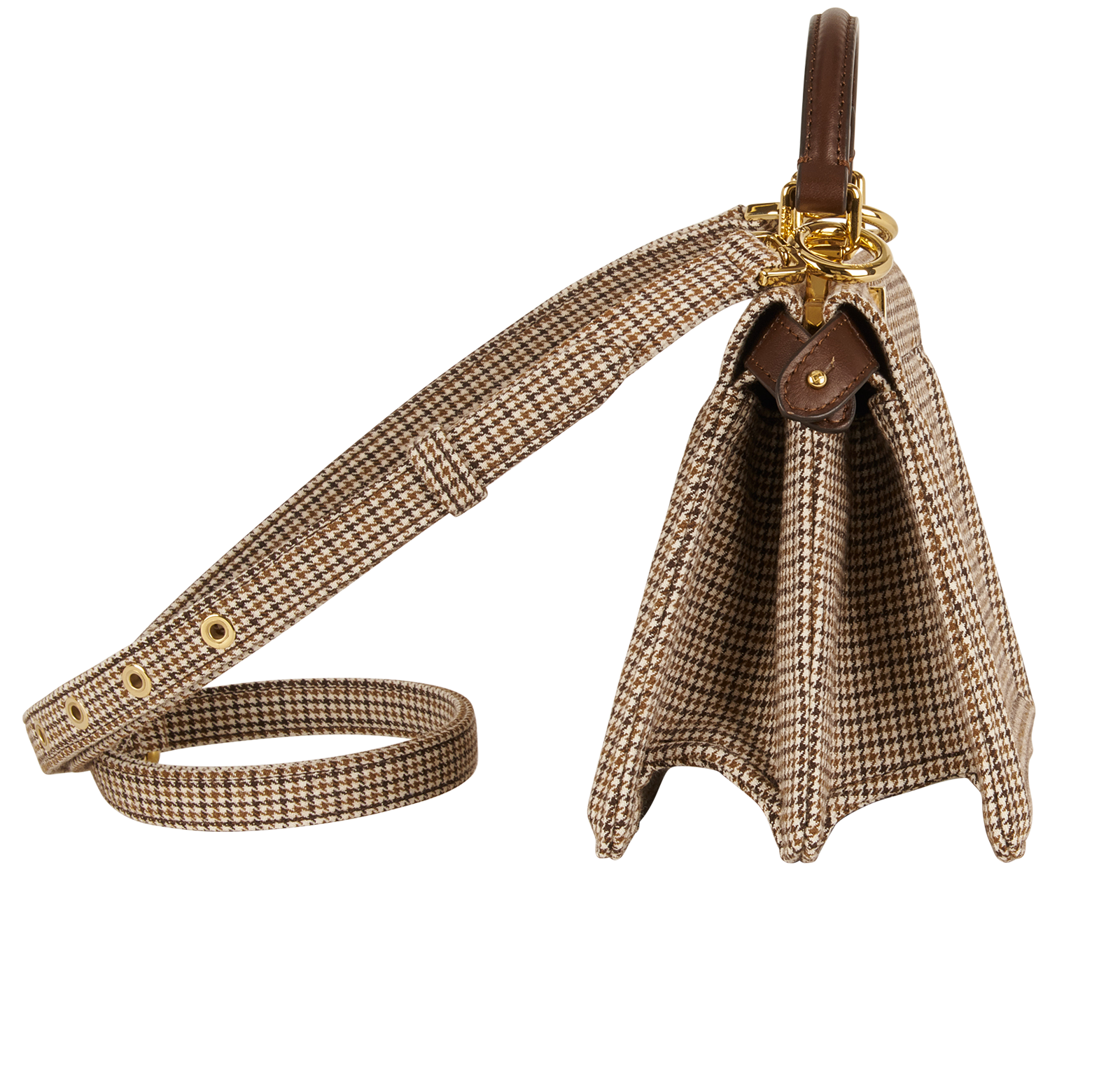 Mini ISeeU Peekaboo, &pound;1,400, Handbags, Brown, Wool, Bottom view